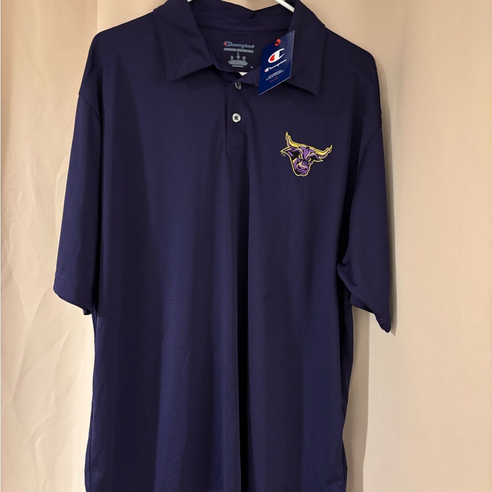 Minnesota State Mankato Champion Men's Purple Polo Shirt